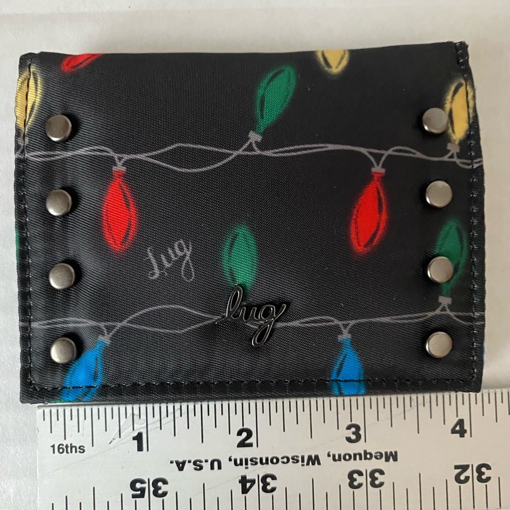 Lug Walkover Wallet Lights Black New - Picture 9 of 13